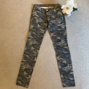 🌹 VINTAGE VIP Jeans Vintage Green Camouflage Skinny Pants